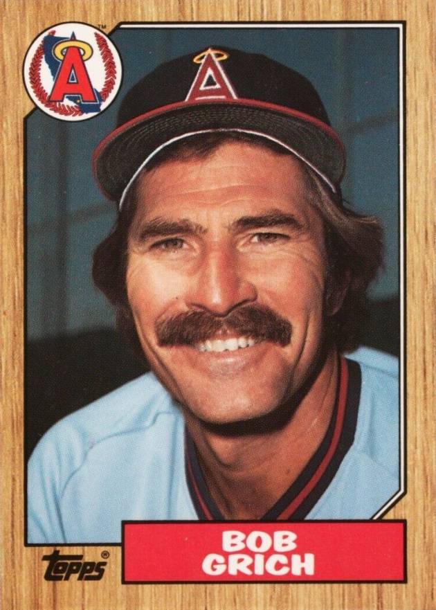 1987 Topps Tiffany Bobby Grich #677 Baseball Card