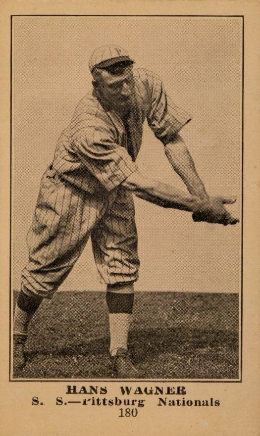 1917 Standard Biscuit Hans Wagner #180 Baseball Card