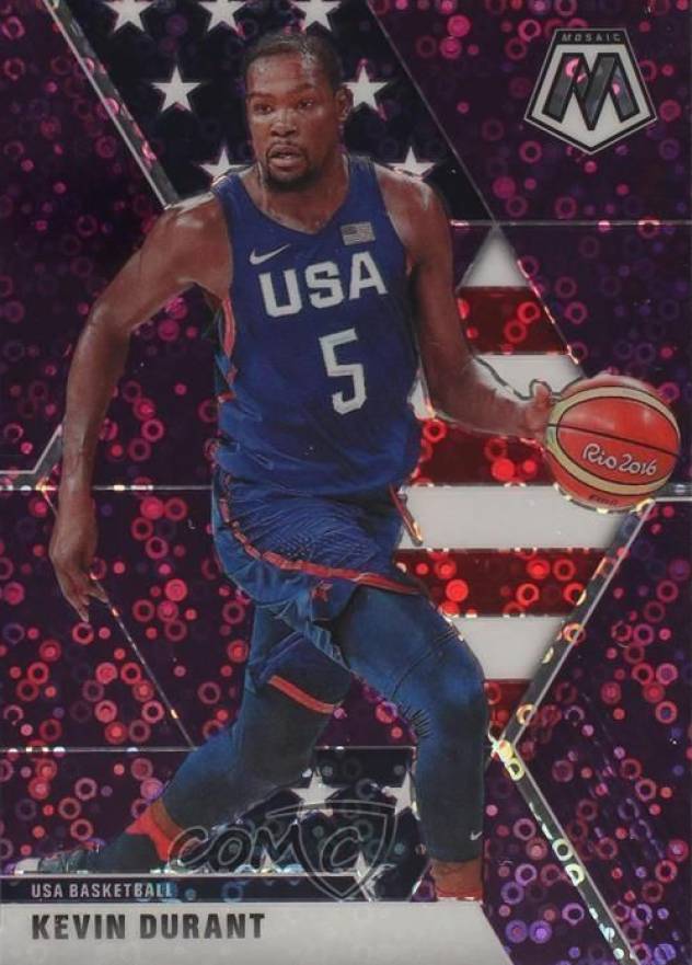 2019 Panini Mosaic Kevin Durant #251 Basketball Card