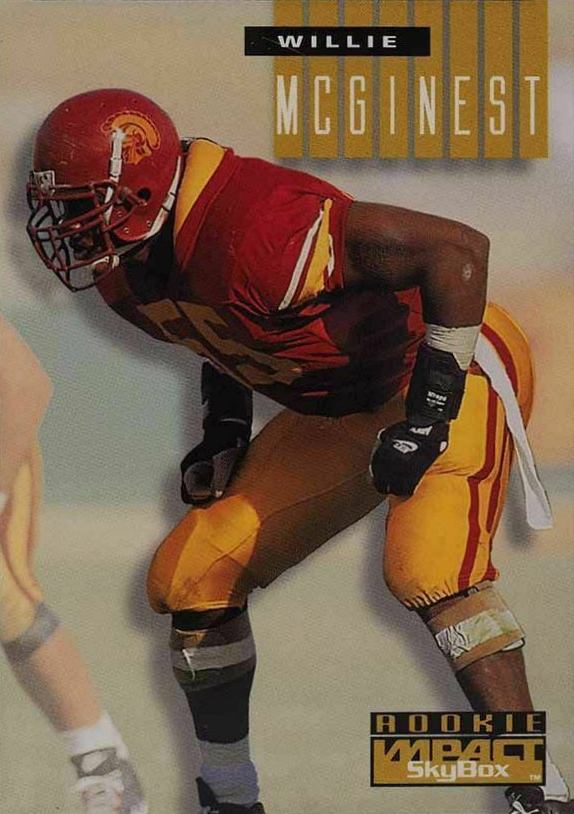1994 Skybox Impact Willie McGinest #276 Football Card