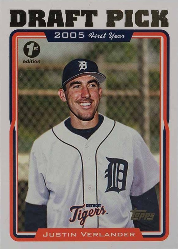 2005 Topps  Justin Verlander #677 Baseball Card