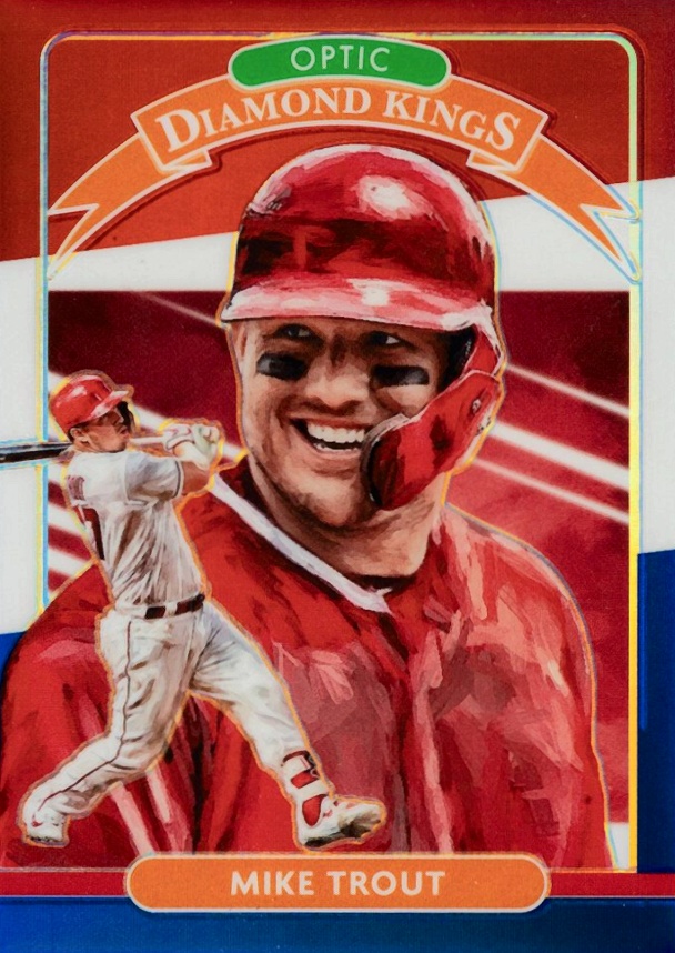 2020 Panini Donruss Optic Mike Trout #9 Baseball Card