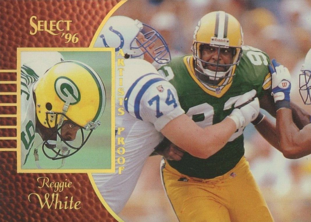 1996 Select Artist's Proof Reggie White #131 Football Card
