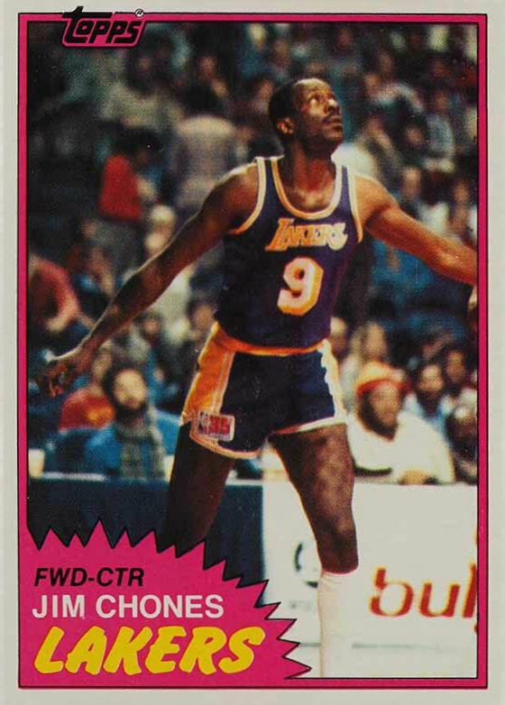 1981 Topps Jim Chones #76 Basketball Card