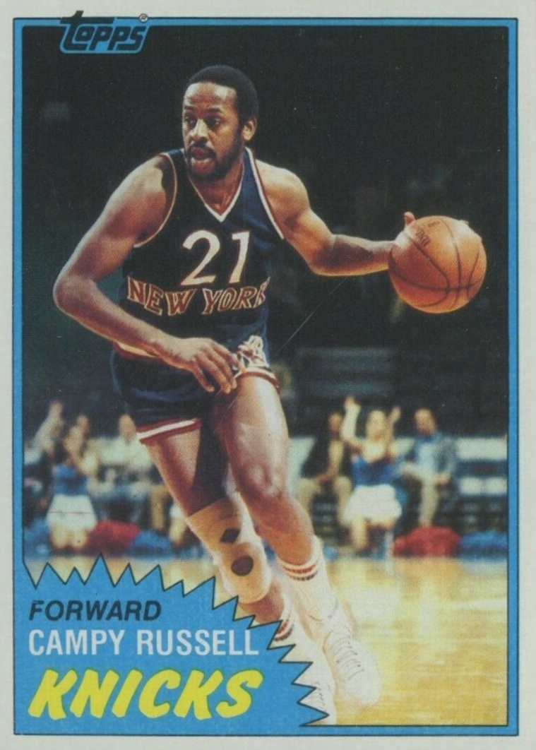 1981 Topps Campy Russell #84 Basketball Card