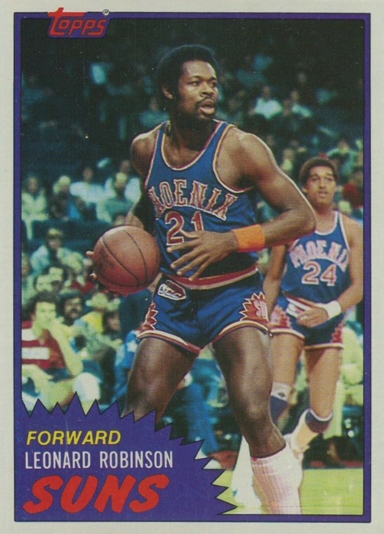 1981 Topps Leonard Robinson #35 Basketball Card