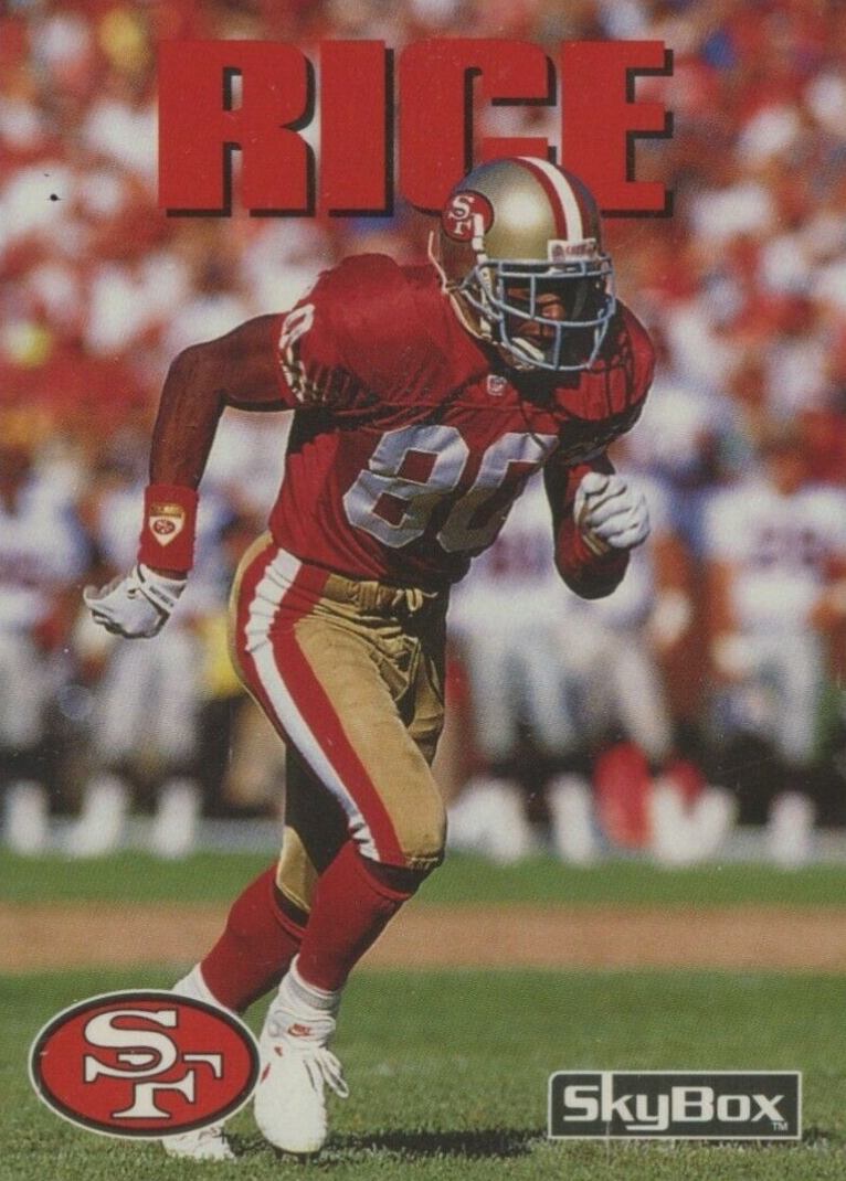 1992 Skybox Impact  Jerry Rice #25 Football Card
