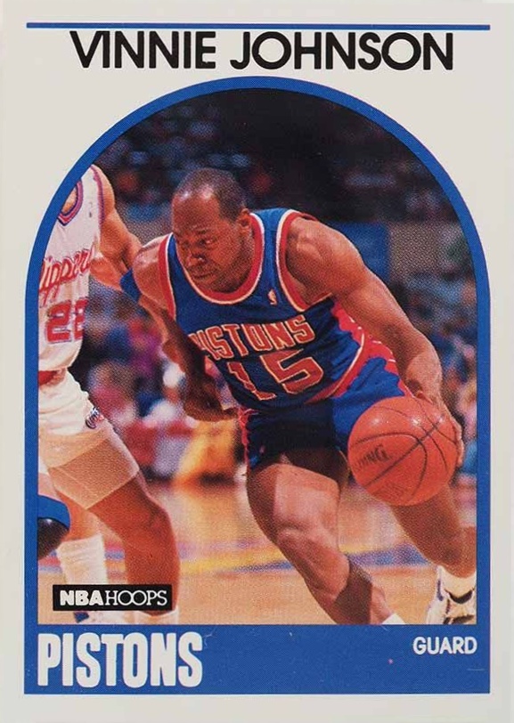 1989 Hoops Vinnie Johnson #188 Basketball Card