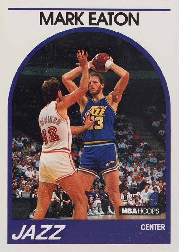 1989 Hoops Mark Eaton #155 Basketball Card