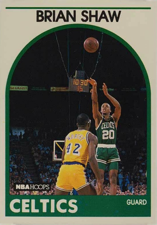 1989 Hoops Brian Shaw #62 Basketball Card