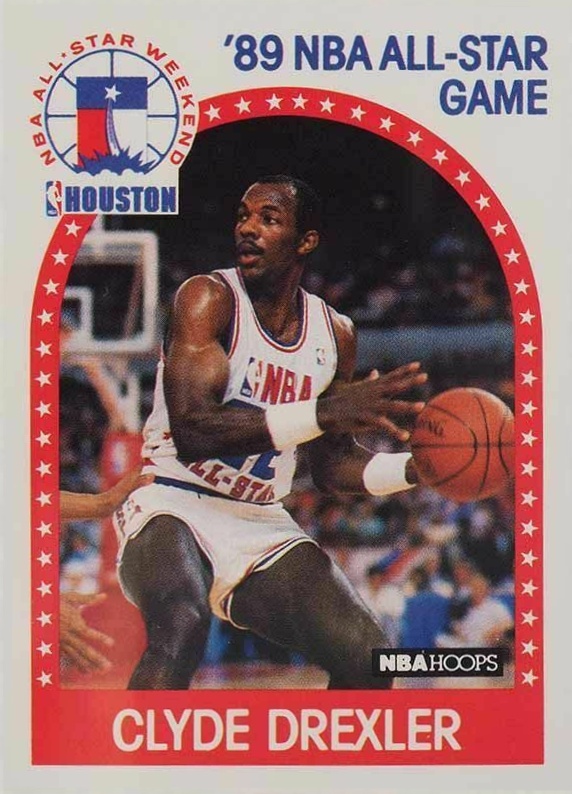 1989 Hoops Clyde Drexler #69 Basketball Card