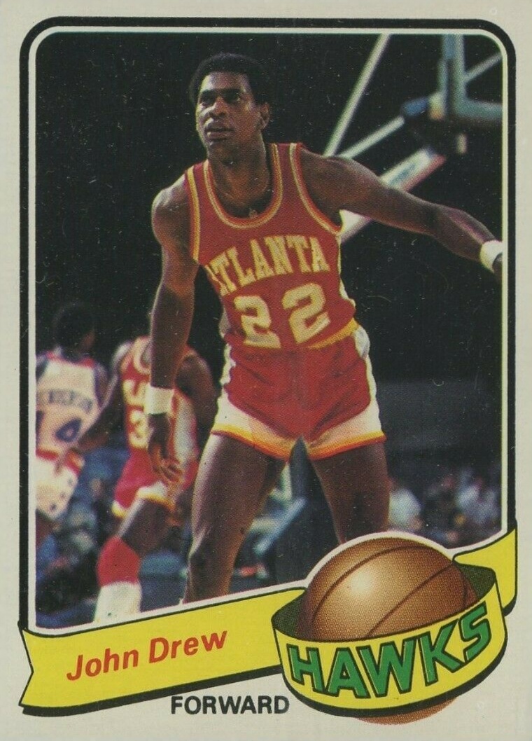 1979 Topps John Drew #118 Basketball Card