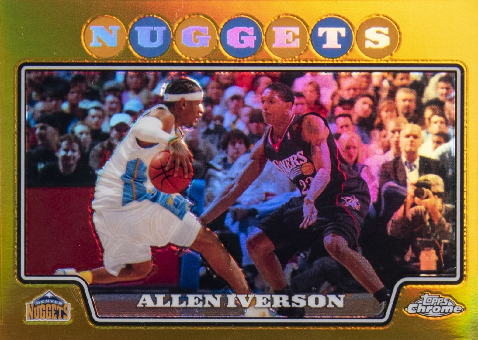 2008 Topps Chrome Allen Iverson #3 Basketball Card