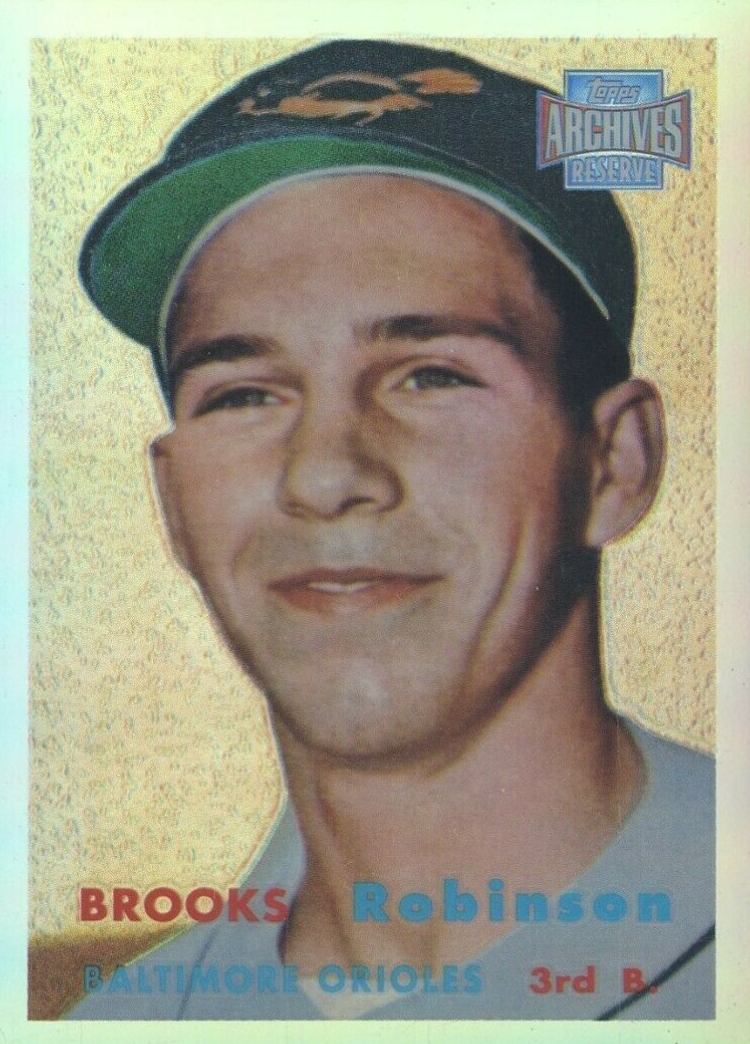 2001 Topps Archives Reserve Brooks Robinson #2 Baseball Card
