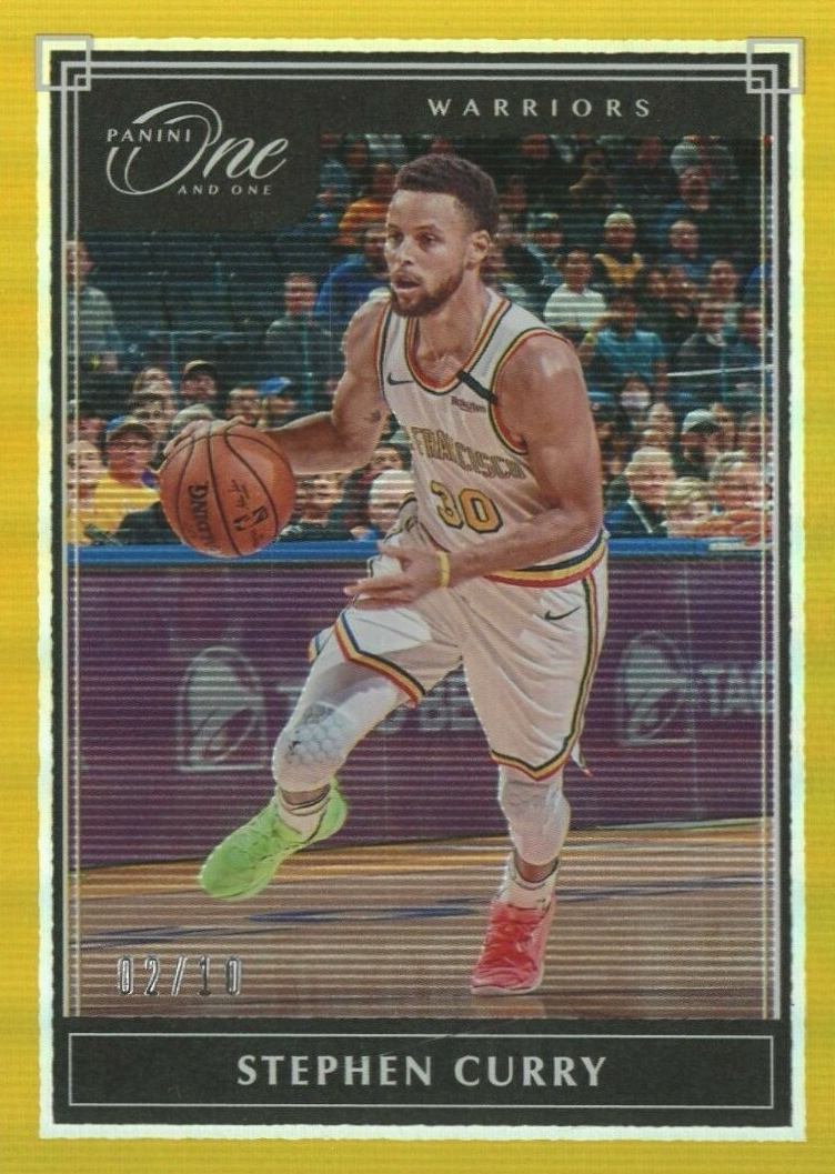 2019 Panini One and One Stephen Curry #76 Basketball Card