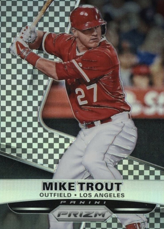 2015 Panini Prizm Mike Trout #120 Baseball Card