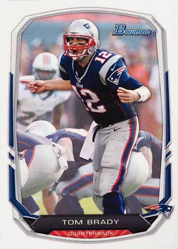 2013 Bowman Tom Brady #50 Football Card