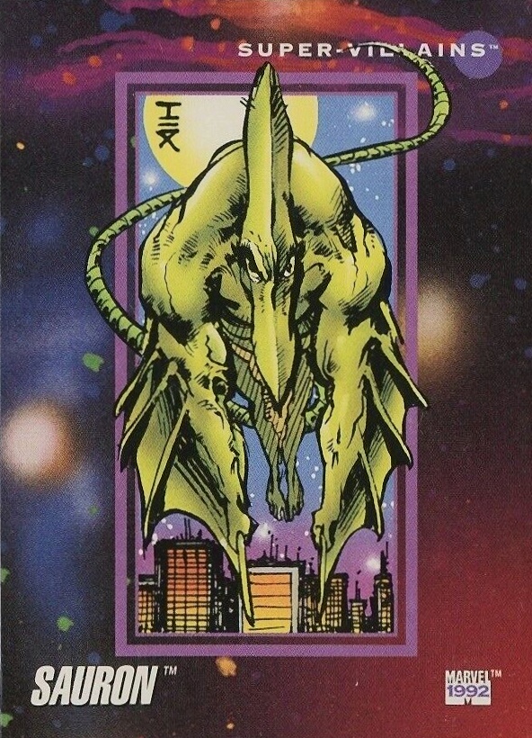 1992 Marvel Universe Sauron #116 Non-Sports Card
