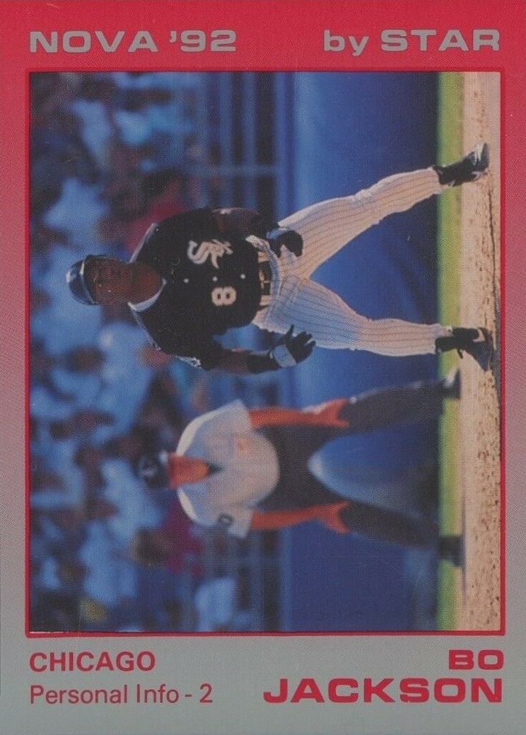 1992 Star Nova Edition Bo Jackson #89 Baseball Card