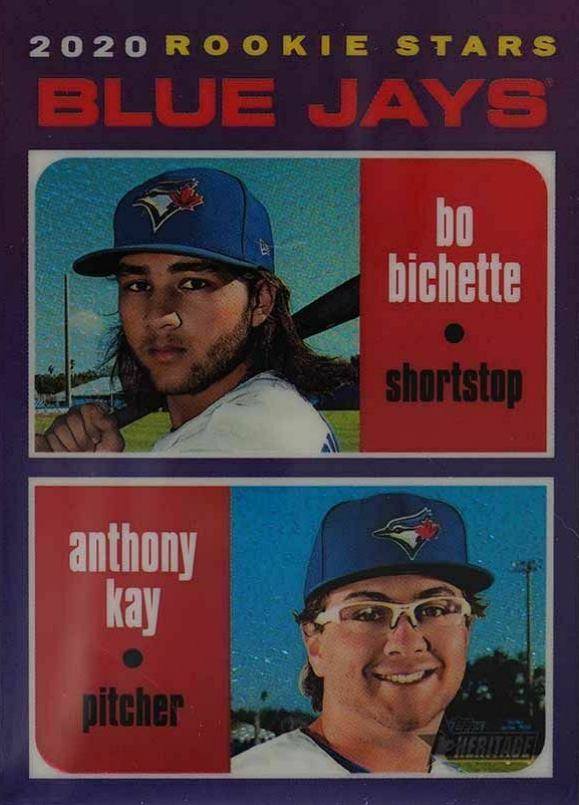 2020 Topps Heritage Anthony Kay/Bo Bichette #52 Baseball Card