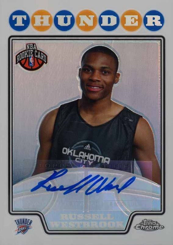 2008 Topps Chrome Russell Westbrook #224 Basketball Card