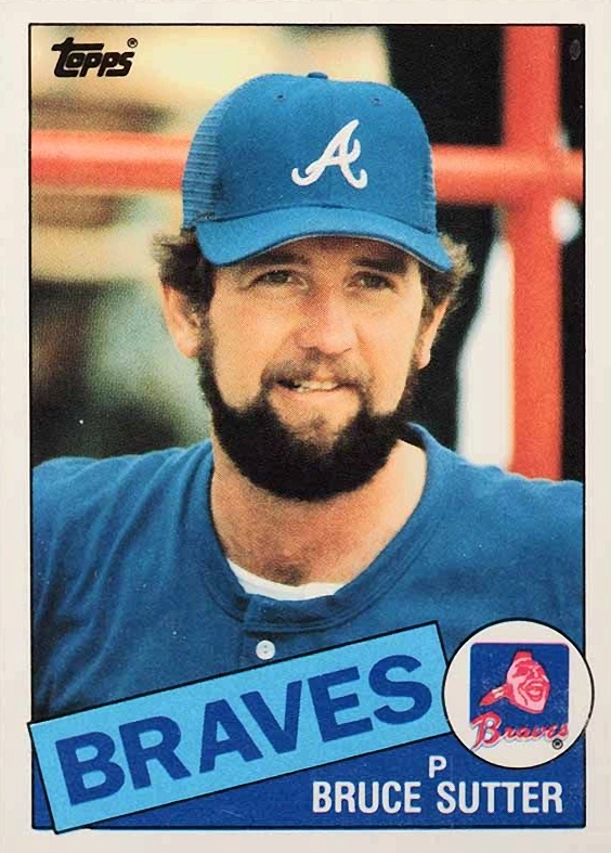 1985 Topps Traded Bruce Sutter #115T Baseball Card