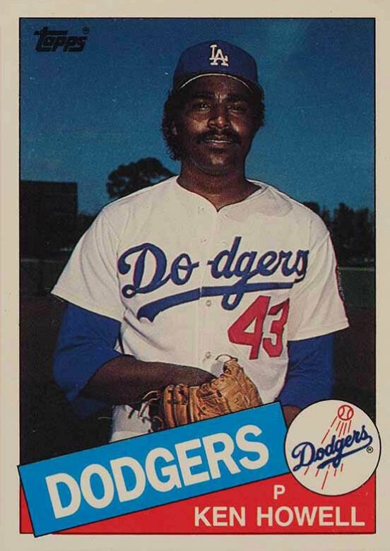 1985 Topps Traded Ken Howell #58T Baseball Card