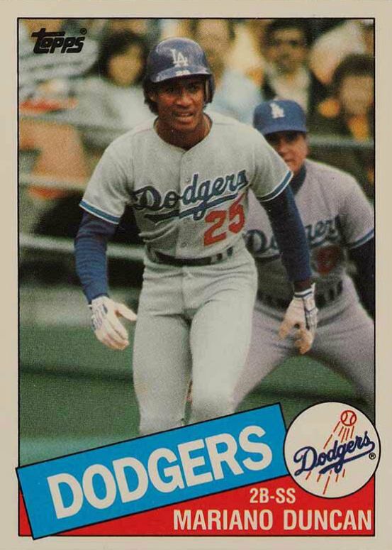 1985 Topps Traded Mariano Duncan #32T Baseball Card