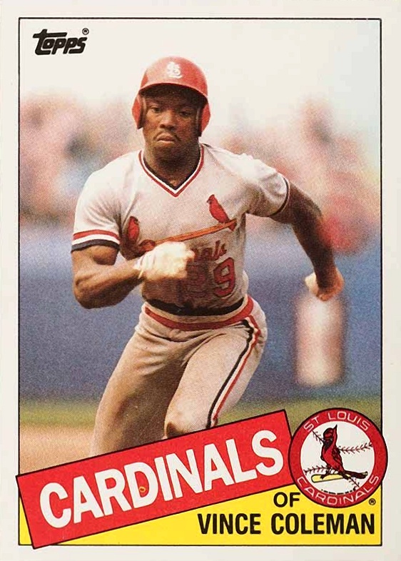 1985 Topps Traded Vince Coleman #24T Baseball Card