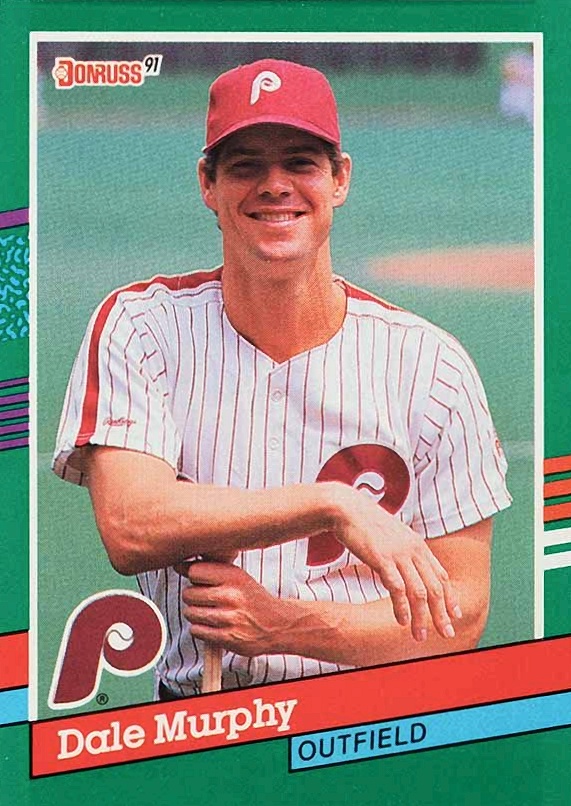 1991 Donruss Dale Murphy #484 Baseball Card