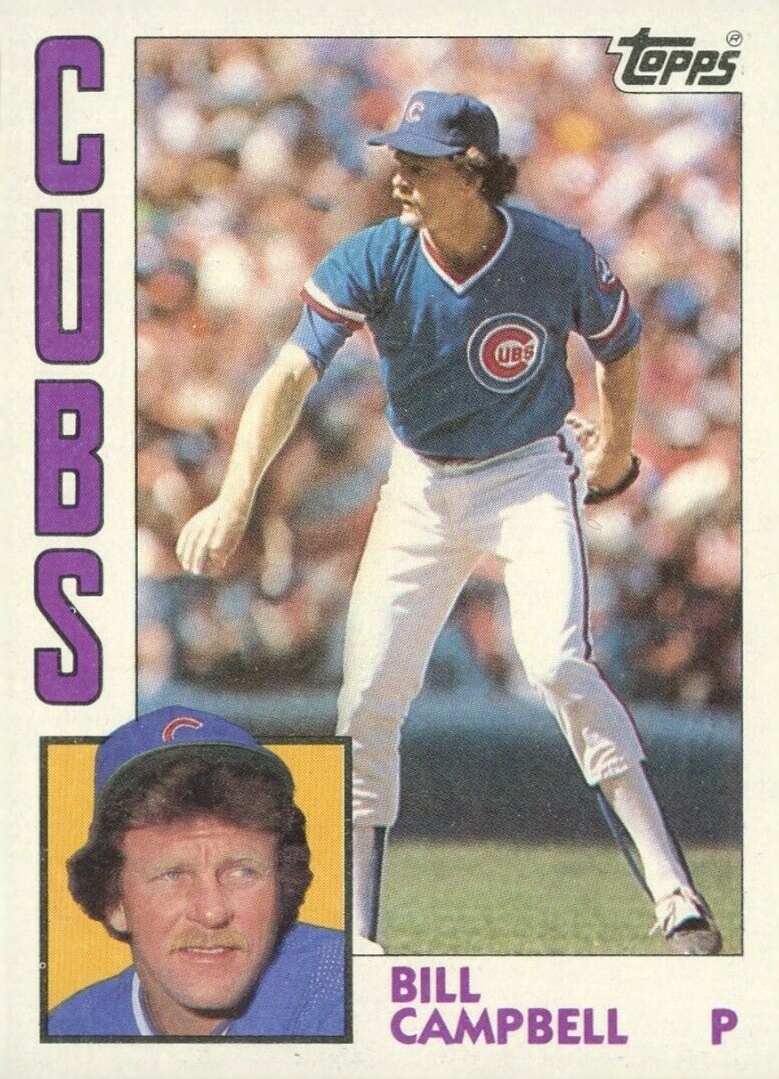 1984 Topps Bill Campbell #787 Baseball Card
