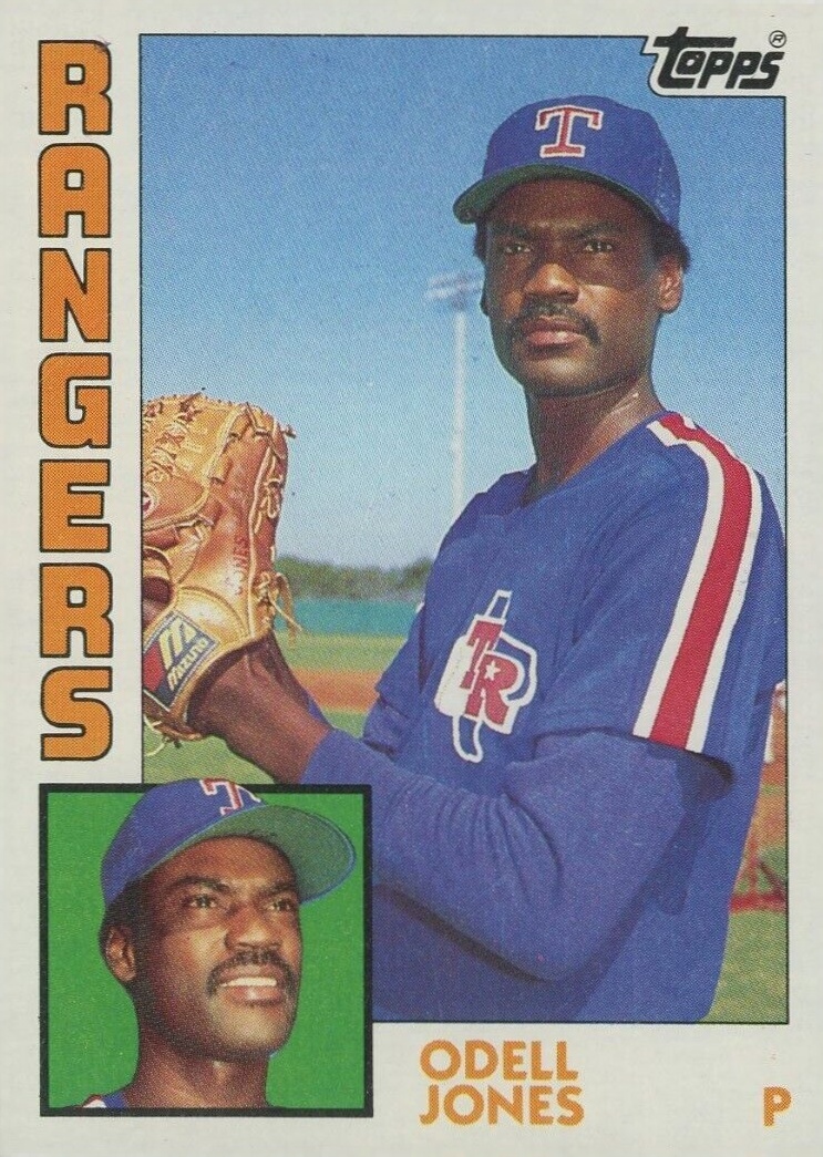 1984 Topps Odell Jones #734 Baseball Card