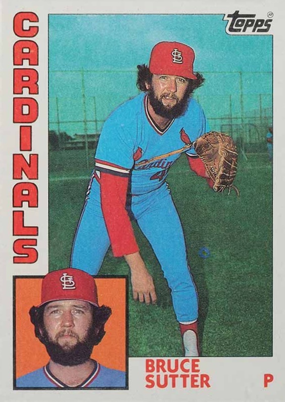 1984 Topps Bruce Sutter #730 Baseball Card