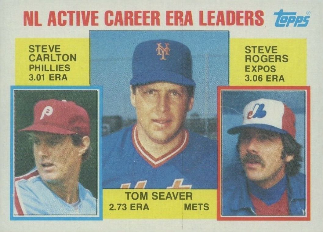 1984 Topps N.L. Active Career E.R.A. Leaders #708 Baseball Card