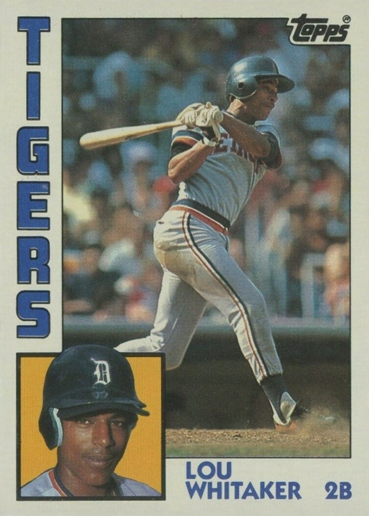 1984 Topps Lou Whitaker #695 Baseball Card