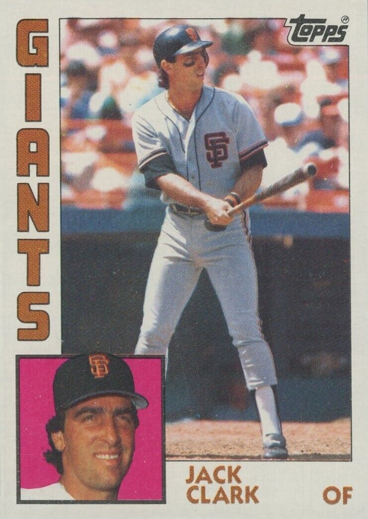1984 Topps Jack Clark #690 Baseball Card