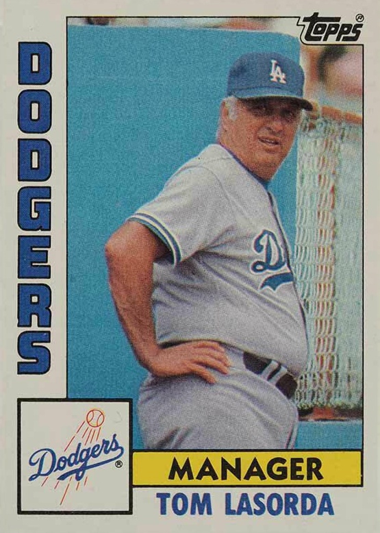 1984 Topps Tom Lasorda #681 Baseball Card