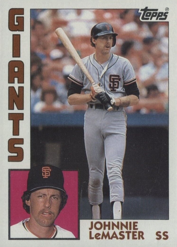 1984 Topps Johnnie LeMaster #663 Baseball Card
