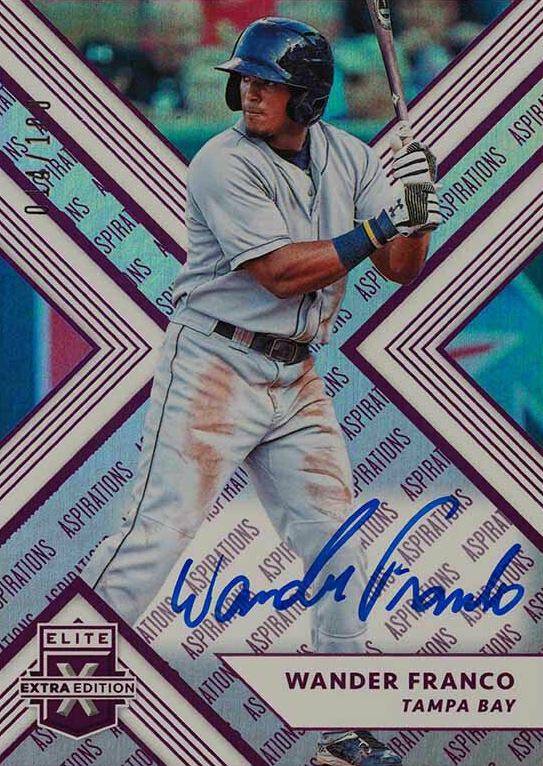 2018 Panini Elite Extra Edition Wander Franco #67 Baseball Card