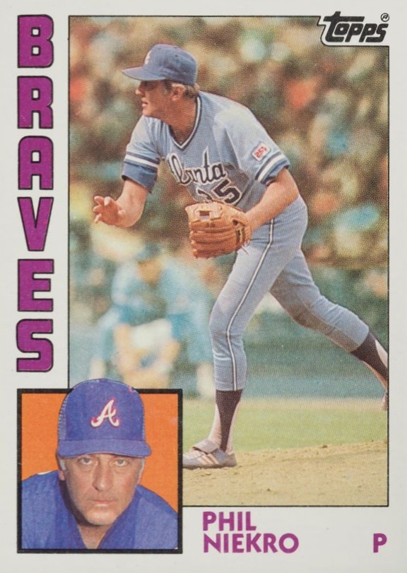 1984 Topps Phil Niekro #650 Baseball Card