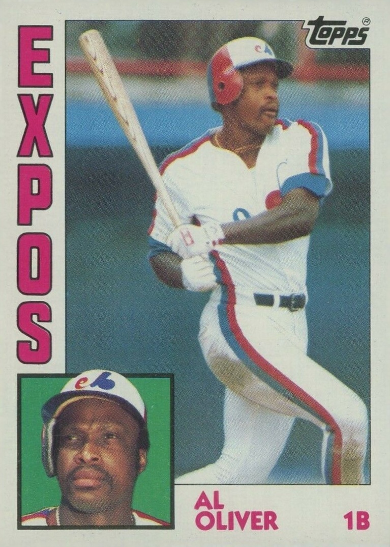 1984 Topps Al Oliver #620 Baseball Card