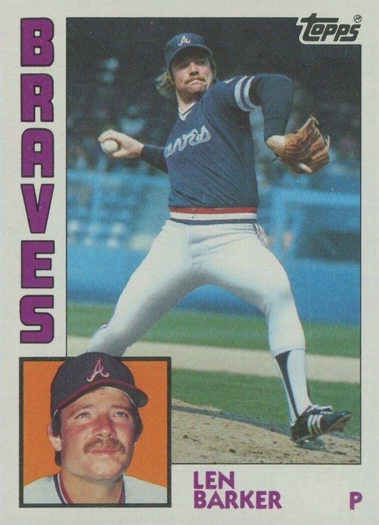 1984 Topps Len Barker #614 Baseball Card