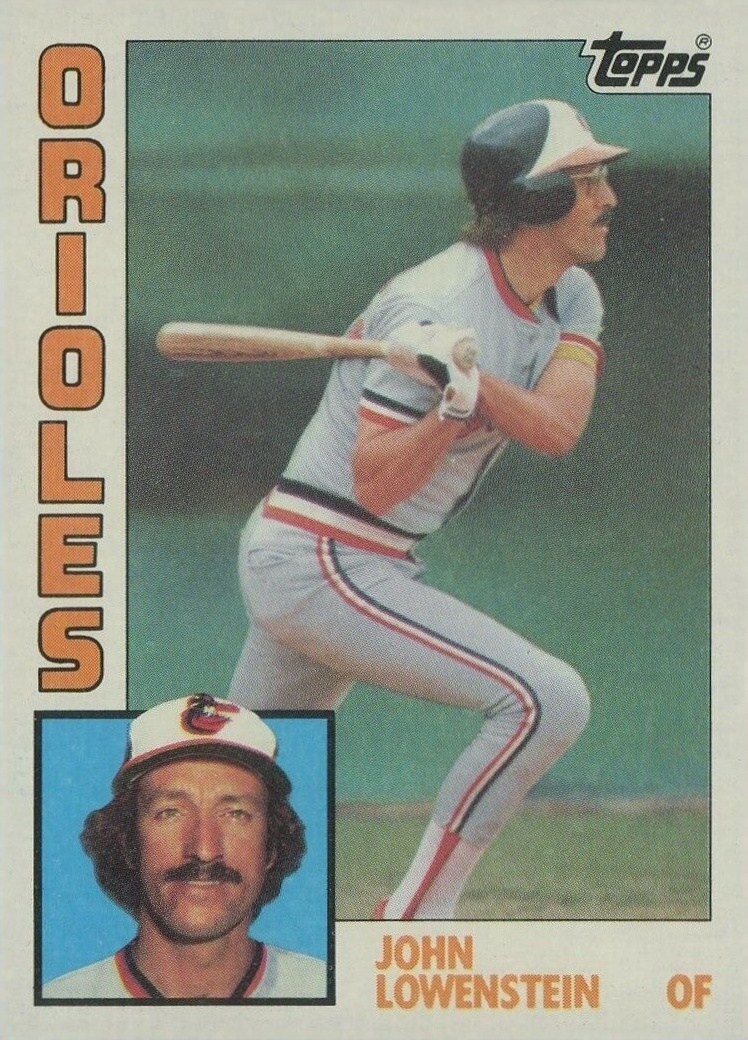 1984 Topps John Lowenstein #604 Baseball Card
