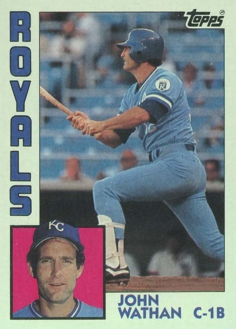 1984 Topps John Wathan #602 Baseball Card