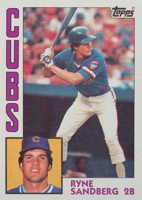 1984 Topps Ryne Sandberg #596 Baseball Card