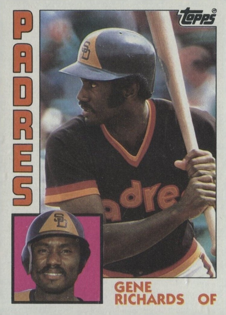 1984 Topps Gene Richards #594 Baseball Card