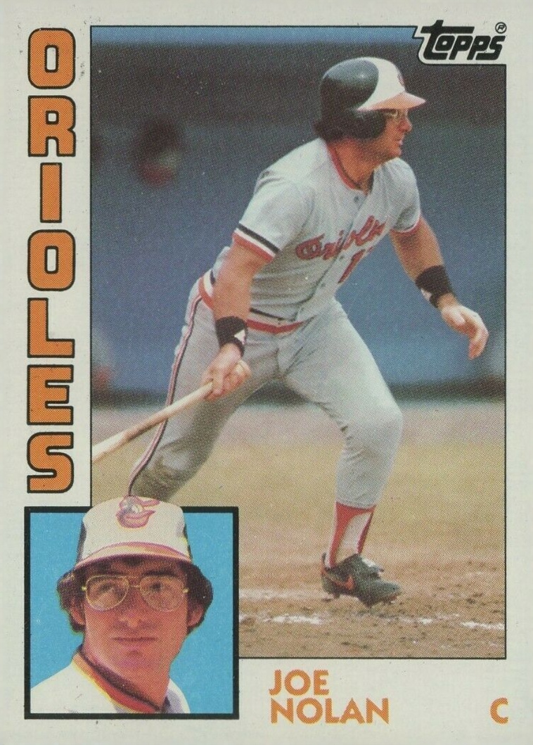 1984 Topps Joe Nolan #553 Baseball Card