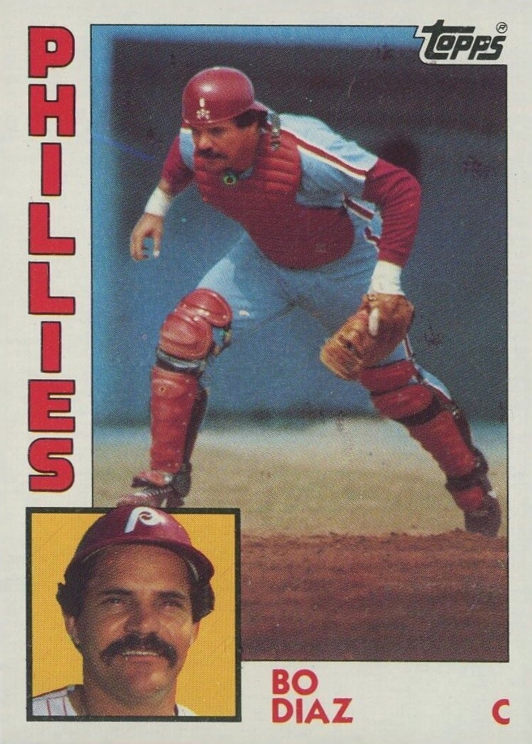 1984 Topps Bo Diaz #535 Baseball Card