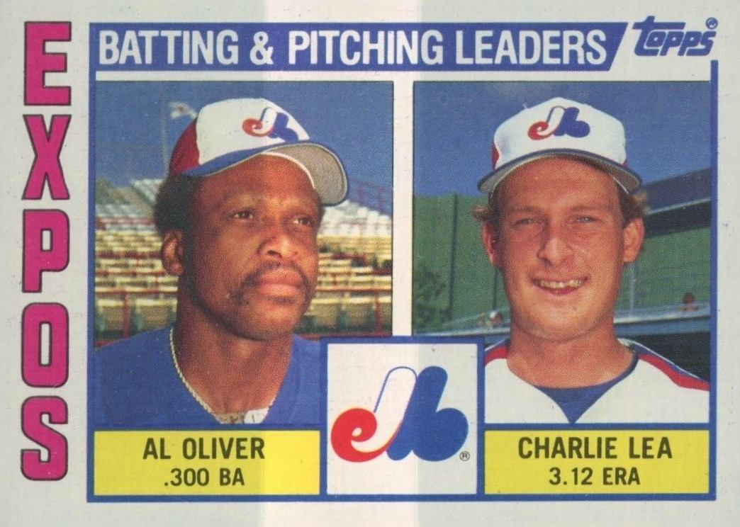 1984 Topps Expos Batting & Pitching Leaders #516 Baseball Card