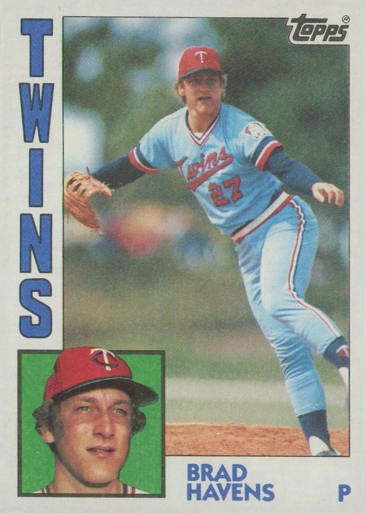 1984 Topps Brad Havens #509 Baseball Card